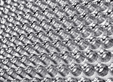 Metal plate steel background.