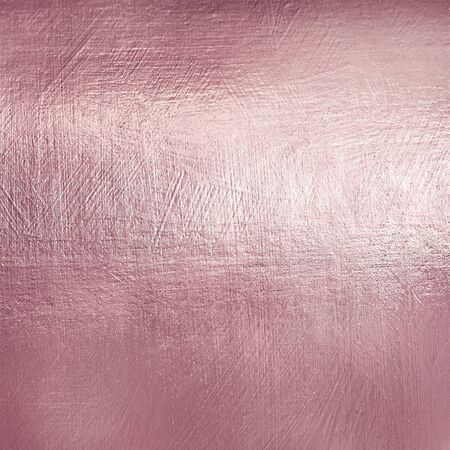 Rose gold metal texture. Luxure soft foil background.の写真素材