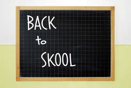 Back to school - blackboard.の写真素材