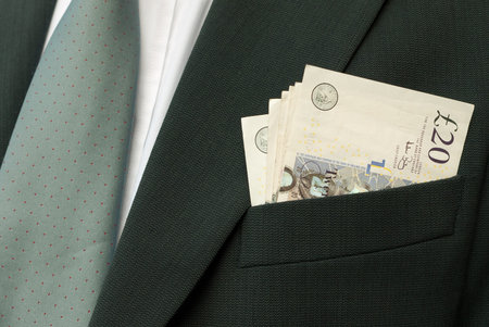  Cash in suit pocket - payment made!