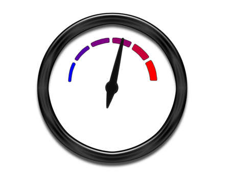Temperature rising - stress, pressure, global warming conceptの写真素材