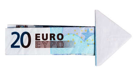 Euros - money, financial conceptの写真素材