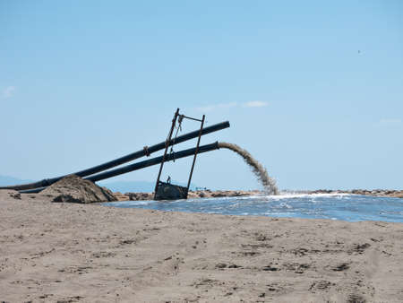 Sand and water pumpの写真素材
