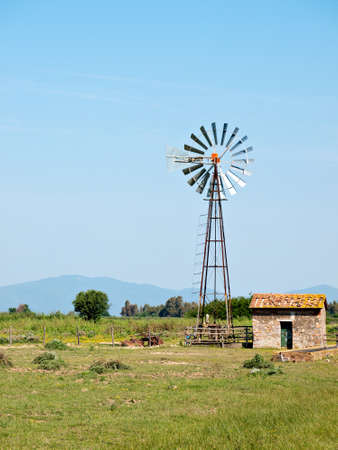 Wind irrigation water pumpの写真素材