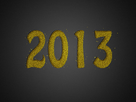 Corporate business style new year 2013 background - glitter