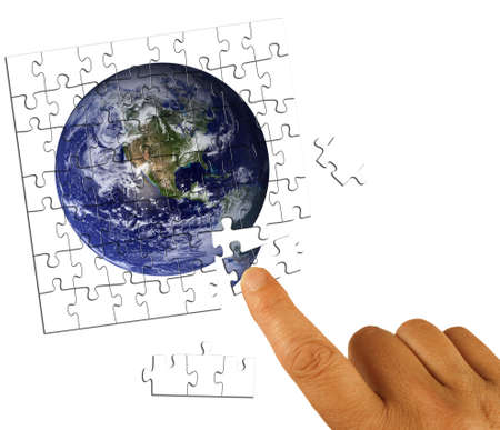 Global business solutions conceptの写真素材