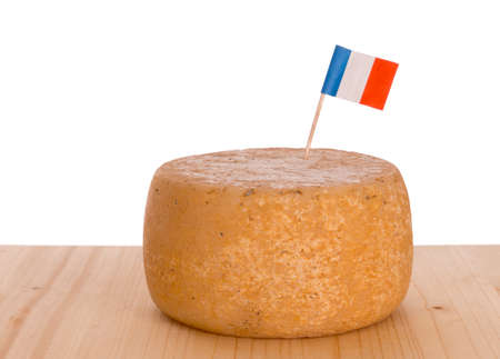 French cheese isolatedの写真素材
