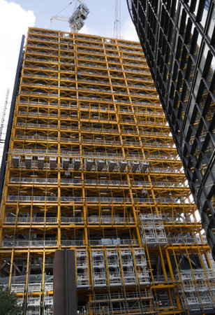 Skyscraper building site. No logos etc.