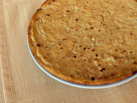 Home made Barbotta pie. Lunigiana, Italy speciality