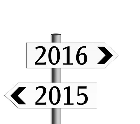 Multi purpose directions signs for new year 2015 - 2016