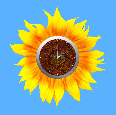Daylight savings time clock - forward into summer.