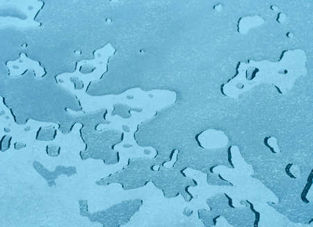 Rain on metal, abstract pattern, textureの写真素材