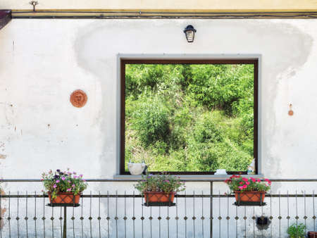 Seen in Gragnola, north Tuscany, Italy.の写真素材