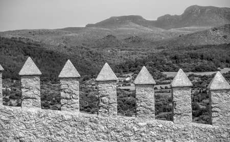 ancient fortress  background.のeditorial素材