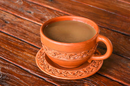 Coffee cup pattern thai art の写真素材