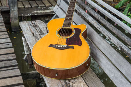 acoustic guitarの写真素材