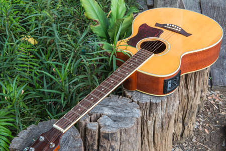 acoustic guitarの写真素材