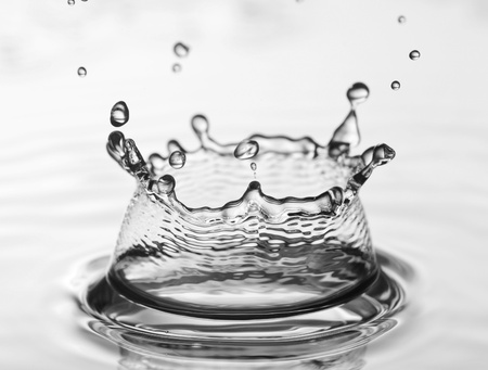 Water splash backgroundの写真素材