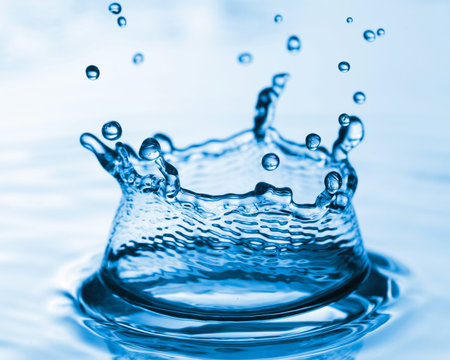 Water splashes