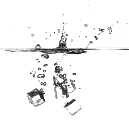 Ice cubesの写真素材