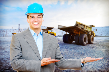 Photo of a mining engineerの写真素材