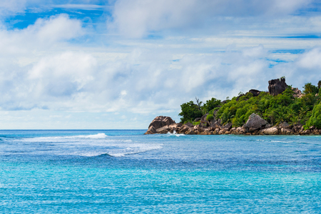 Tropical island. The Seychellesの写真素材