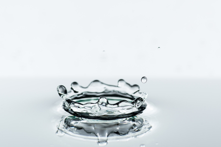 Water splashes backgroundの写真素材