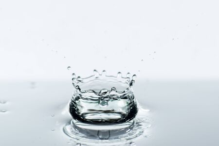 Water splashes backgroundの写真素材