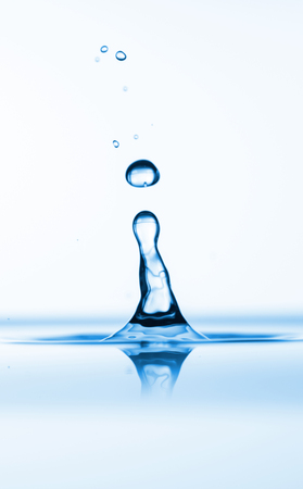 Photo of water splashes and ripples backgroundの写真素材