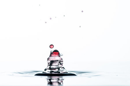 Photo of water splashes and ripples background