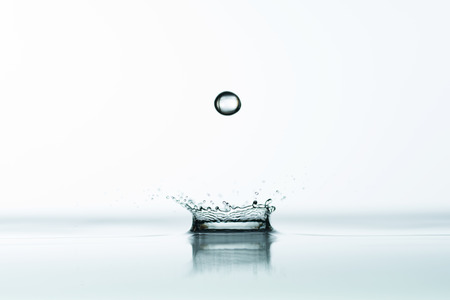 Photo of water splashes and ripples background の写真素材