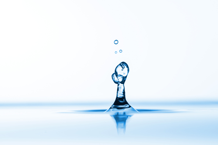 Photo of water splashes and ripples backgroundの写真素材
