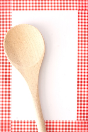 wooden spoonの写真素材
