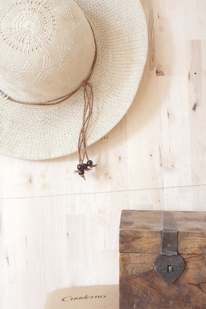 sun hatの写真素材