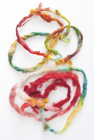 colored feltの写真素材