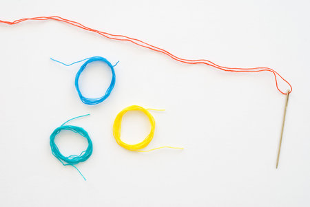 colored threads