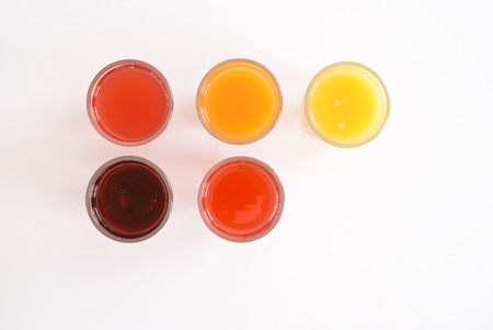 variety of juicesの写真素材
