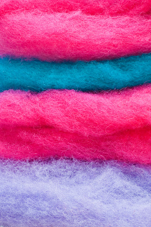 colored woolの写真素材
