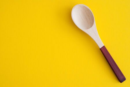 wooden spoonの写真素材