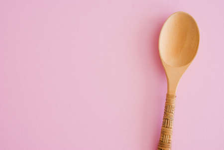 wooden spoonの写真素材