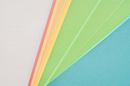 colourful paper sheets