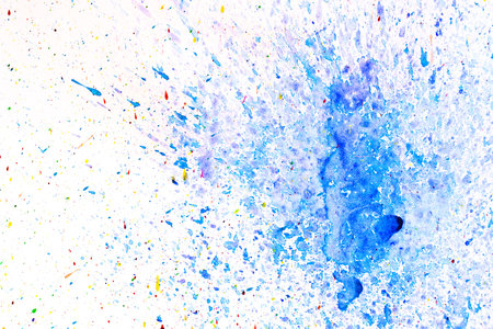 blue dots - splash - Creative illustration