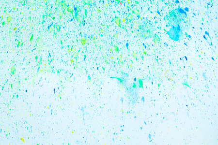 green waterclors - splash illustration