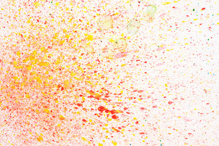 colorful splash - Watercolors on paper background