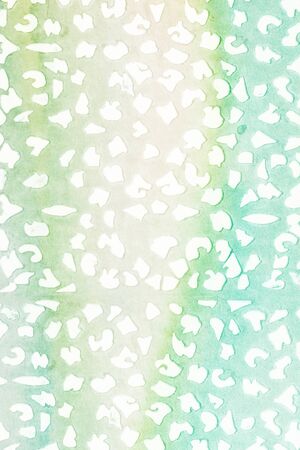 white prints on bright watercolors - abstract backgroundの写真素材