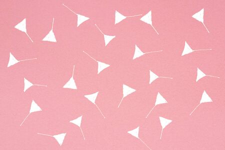 handmade ornament prints on paper background - abstract graphic designの写真素材