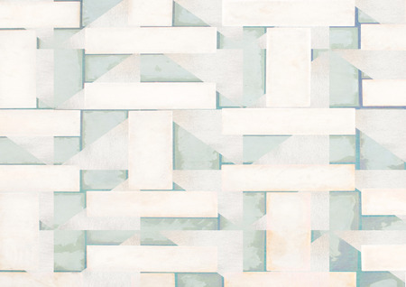 geometric mosaic ornament - graphic design backgroundの写真素材