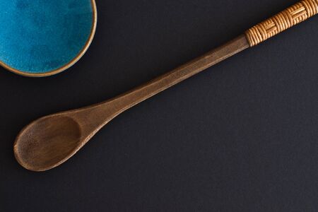 wooden spoonの写真素材
