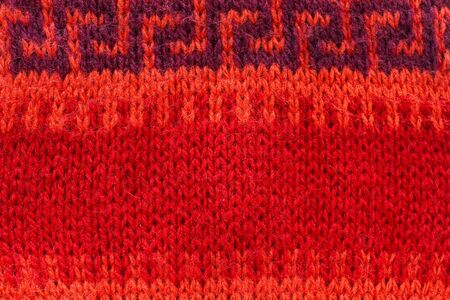close up of woolen textureの写真素材