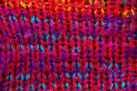 close up of woolen texture